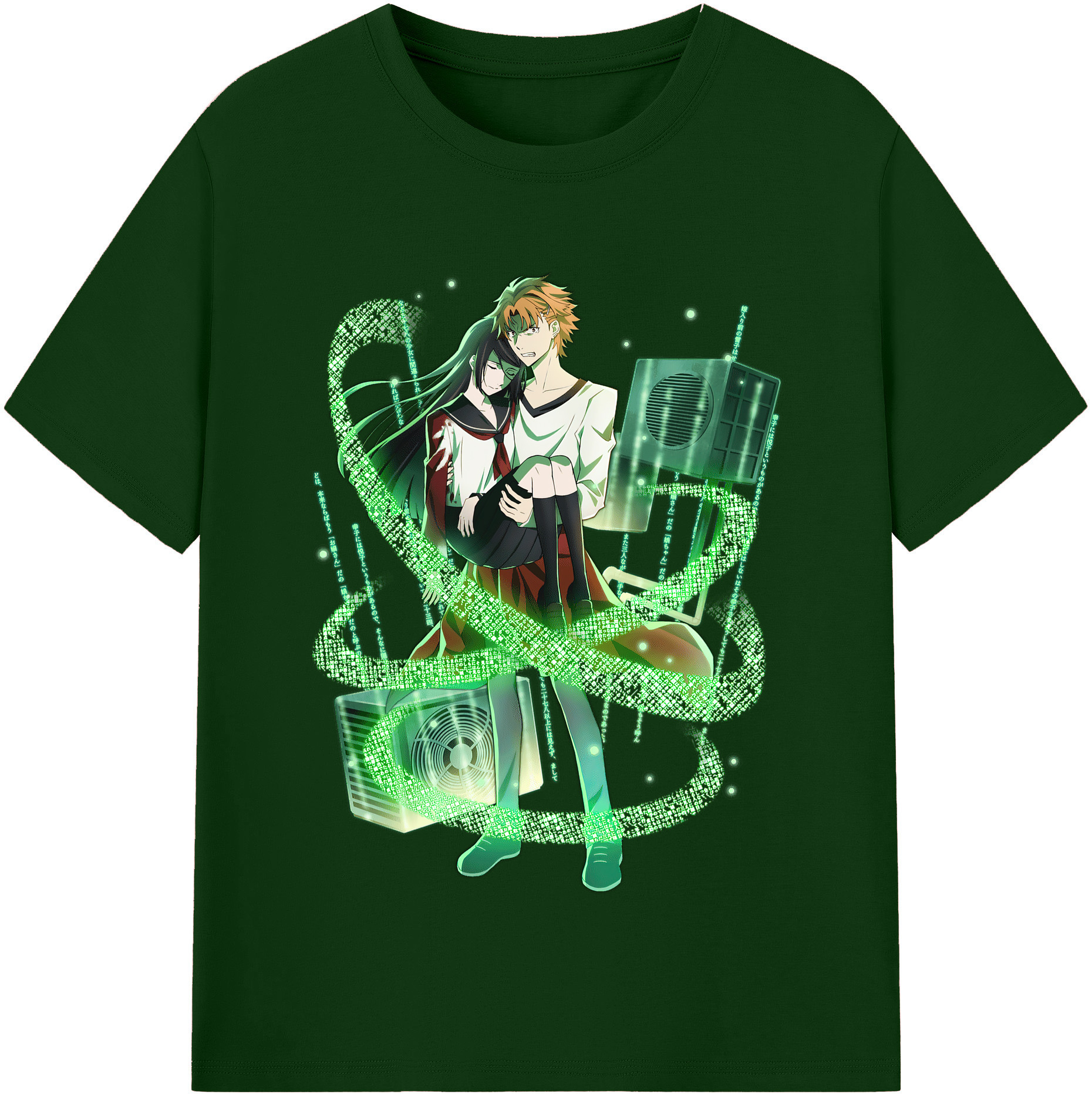 （画像用） 文豪ストレイドッグス Bungo Stray Dogs 綿100％半袖Tシャツ（フロントプリント）
